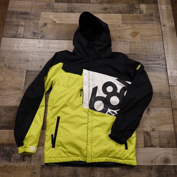 686 Mannual Iconic Jacket skiing snowboarding men's extra small neon - Picture 1 of 16